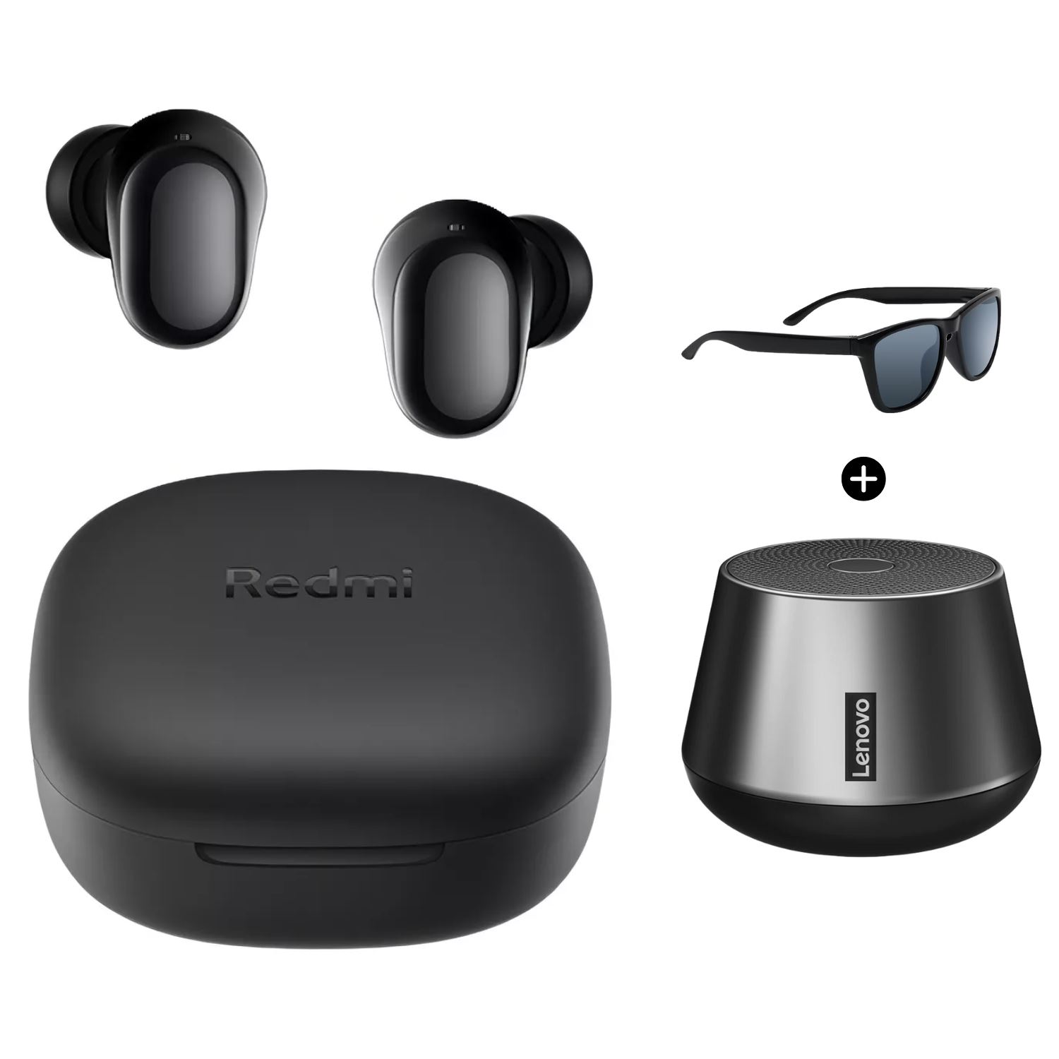 Audifonos Redmi Buds 6 Play Negro + Parlante Lenovo k3 pro y lentes de regalo